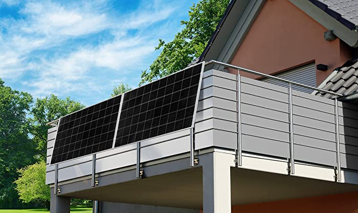 홈 발코니 태양 광 시스템 집에 대한 각도 조절 태양 전지 패널 장착 브래킷