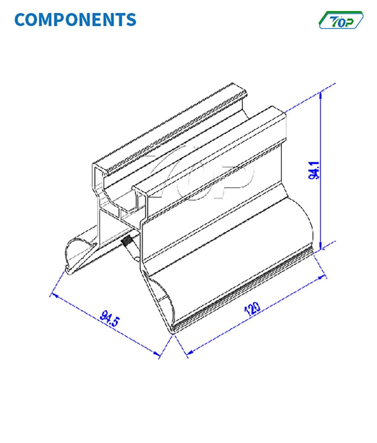 Railless roof mounting system manufacture