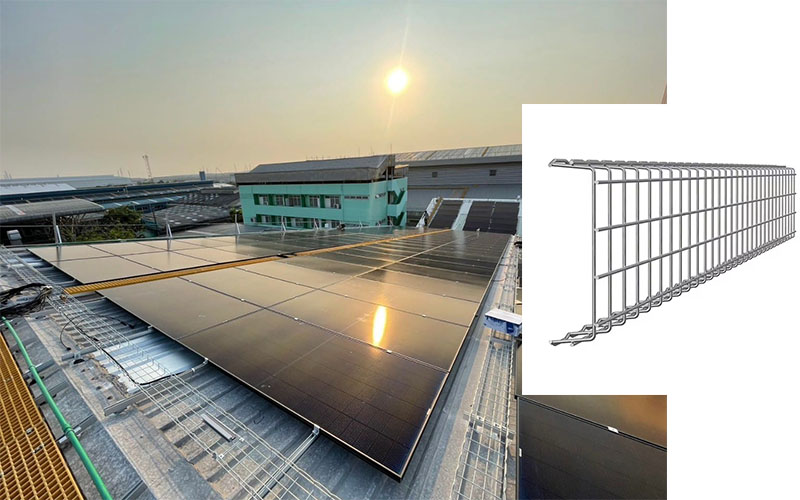 solar wire cable tray 