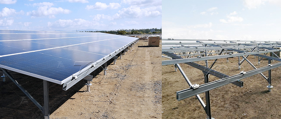 HDG solar ground mount soluiton