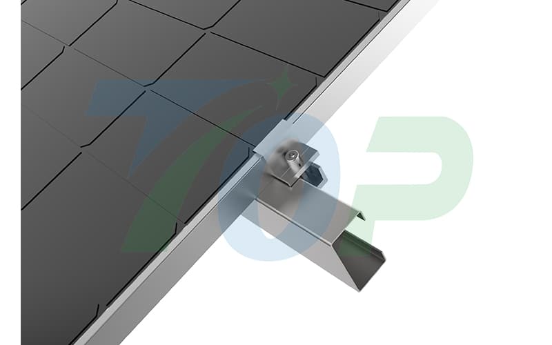 Ground-mounted PV support C steel