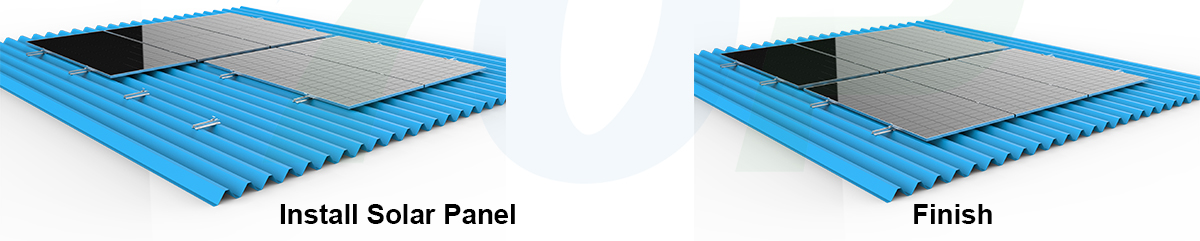 Short Rail Solar Mounts