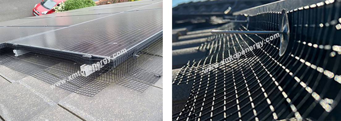 bird mesh for solar panels